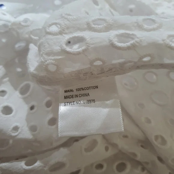 Sussan White Broderie Anglaise Shirt - Picture 6 of 7